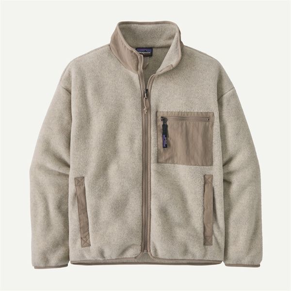 Patagonia Womens Synchilla Jacket - Oatmeal Heather w/Seabird Grey